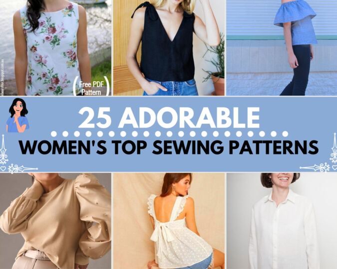 25 free womens top sewing patterns