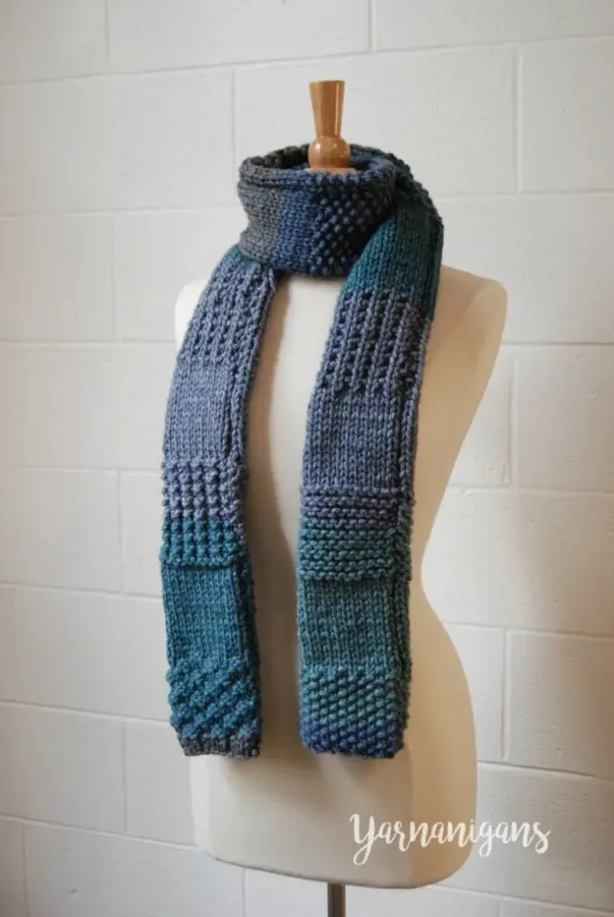 25+ Free Scarf Knitting Patterns for Beginners - Sarah Maker