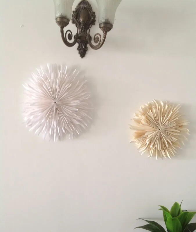 paper feather home decor diy (2)