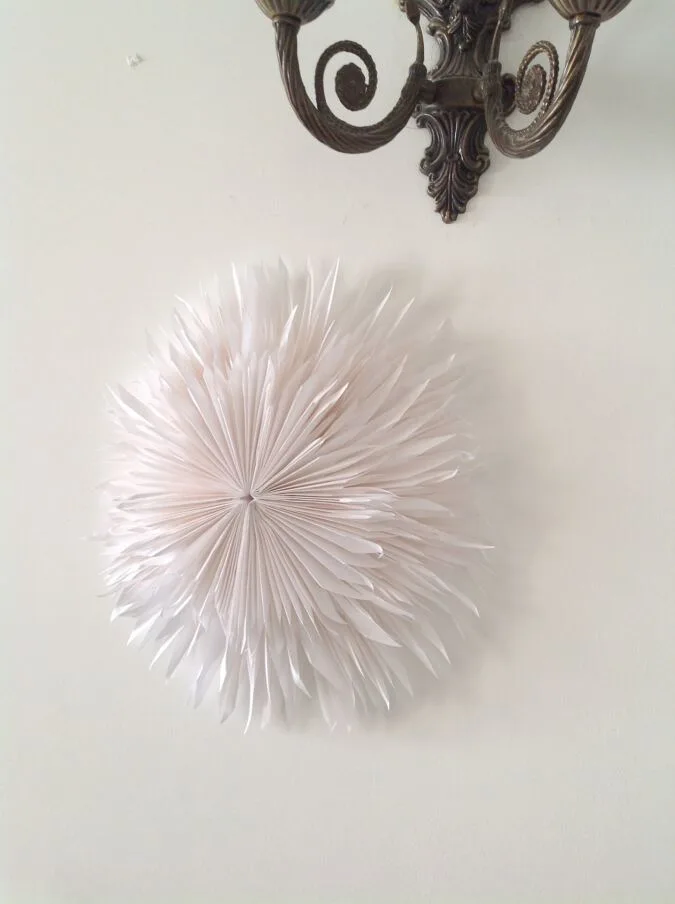 paper feather home decor diy (2)