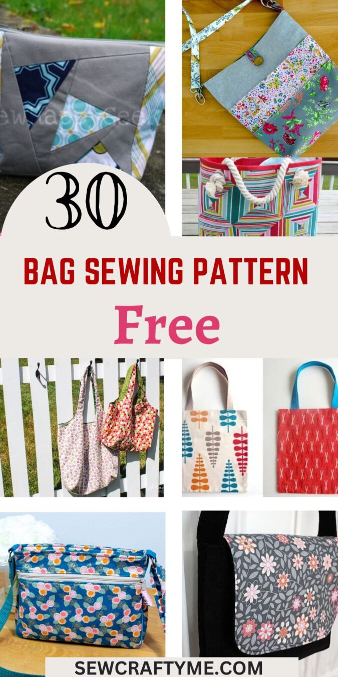 30 bag patterns for sewing