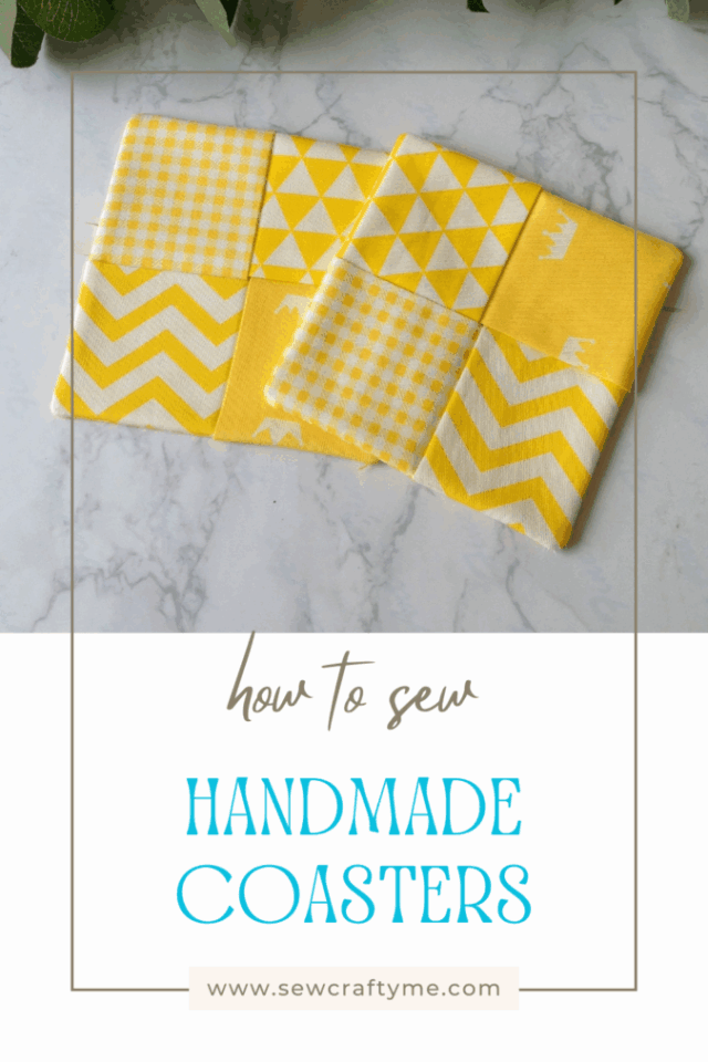 Easy Criss- Cross Coaster Sewing Pattern - Sew Crafty Me