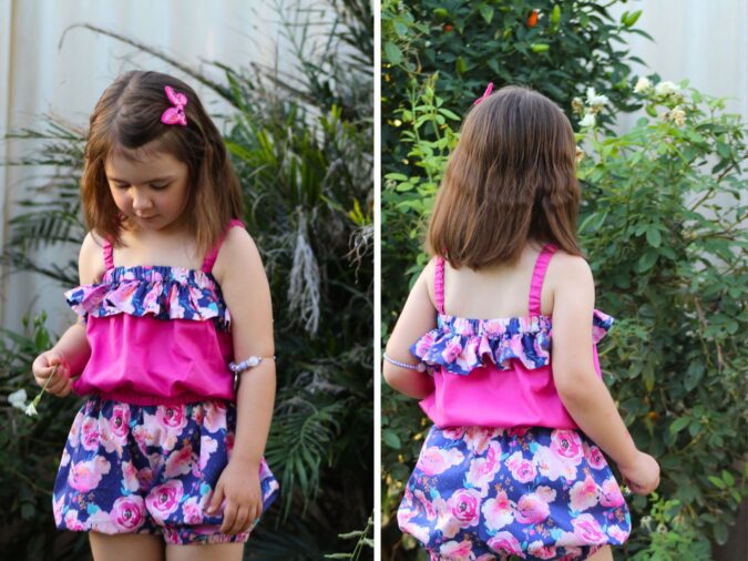 ruffled romper sewing pattern 