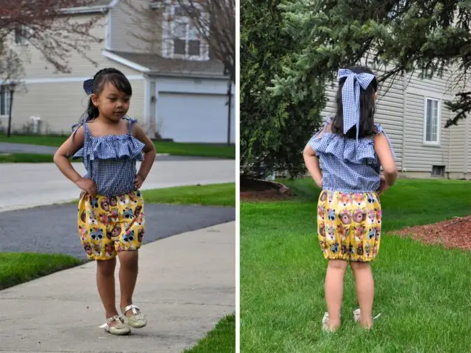 ruffled romper sewing pattern 
