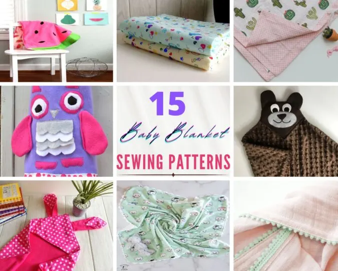 15 free baby blanket sewing patterns