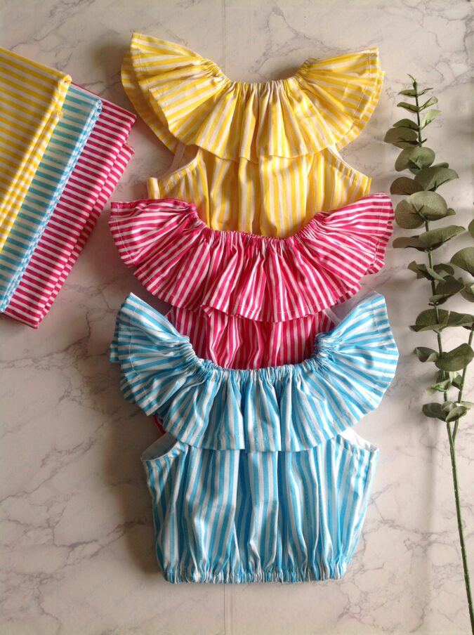 Ruffle Top Sewing Pattern for Girls 