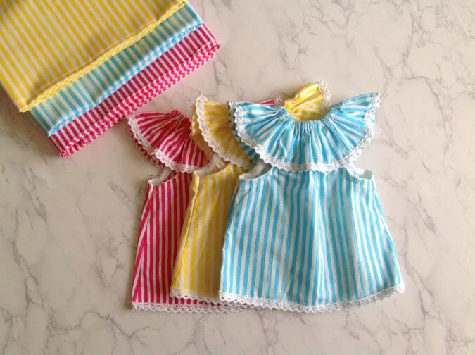 doll dress sewing pattern free