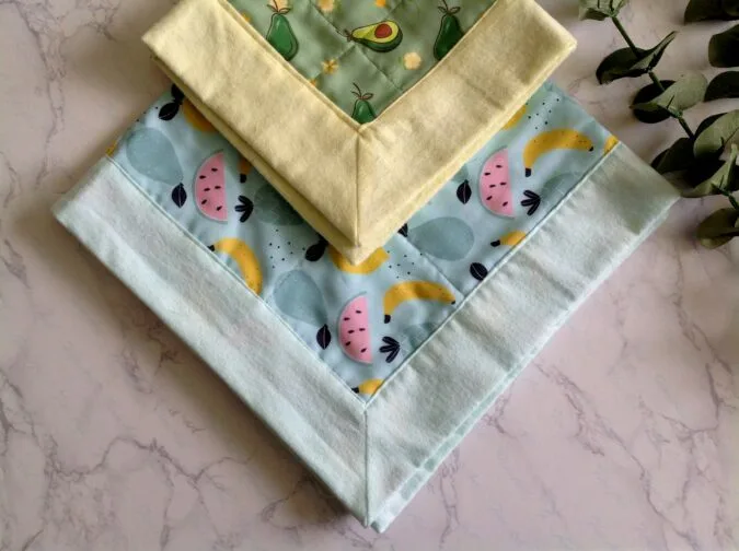 How to Sew a Self Binding Blanket