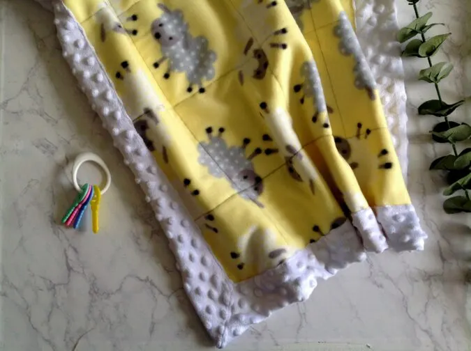 How to Sew a Self Binding Blanket