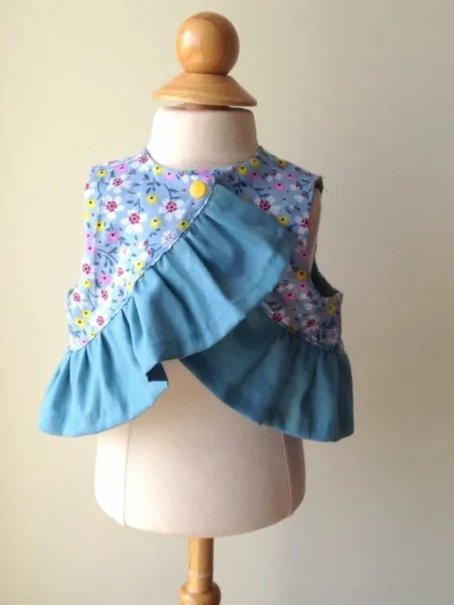 Tank Top Ruffle Pattern Cute & Simple: Girl's Ruffled Back Tank Top Pattern - Sew Crafty Me