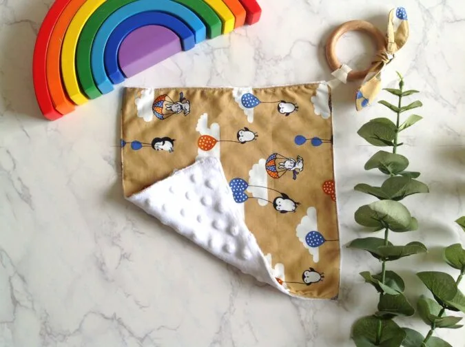 how to sew a baby lovey in 10 minutes