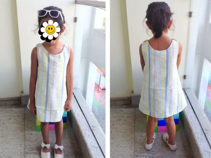 HOW TO SEW A REVERSIBLE A- LINE DRESS (3)