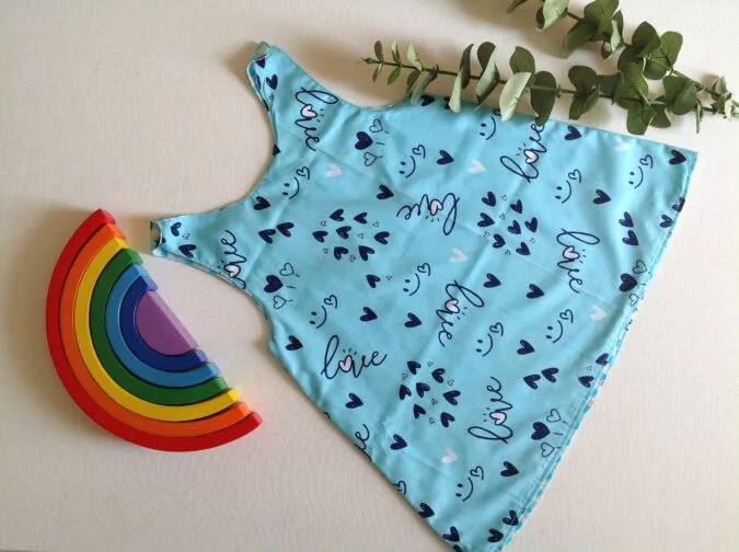 How to sew a reversible a- line dress 