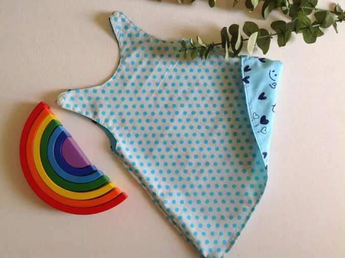 How to sew a reversible a- line dress 