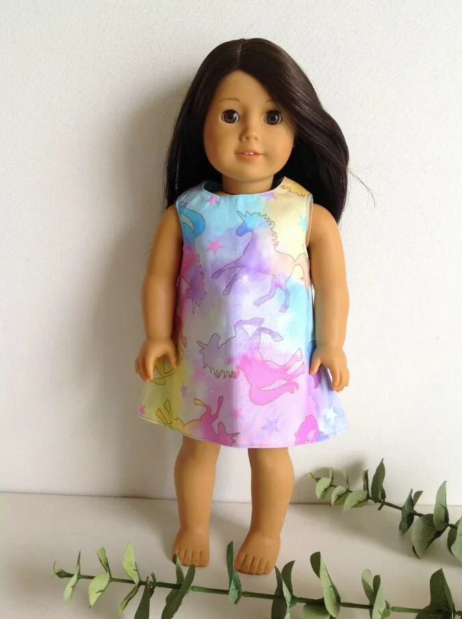 doll dress sewing pattern free