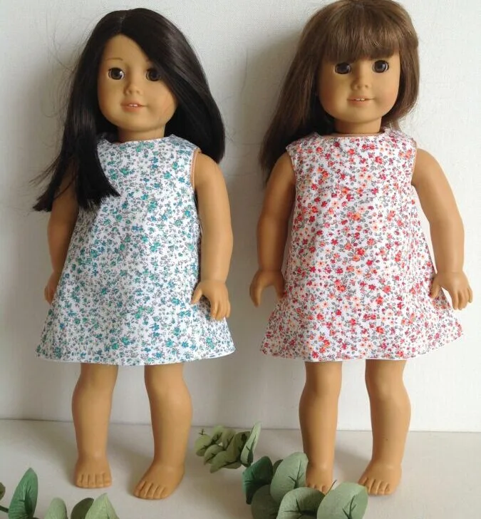 doll dress sewing pattern free
