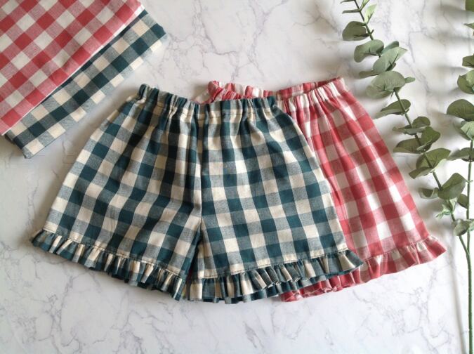 Ruffle Shorts Sewing Pattern for Girls