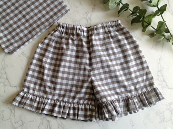 Ruffle Shorts Sewing Pattern for Girls