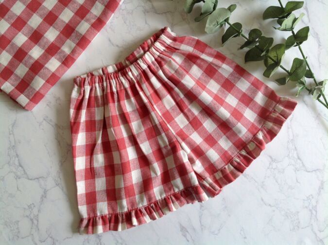 Ruffle Shorts Sewing Pattern for Girls