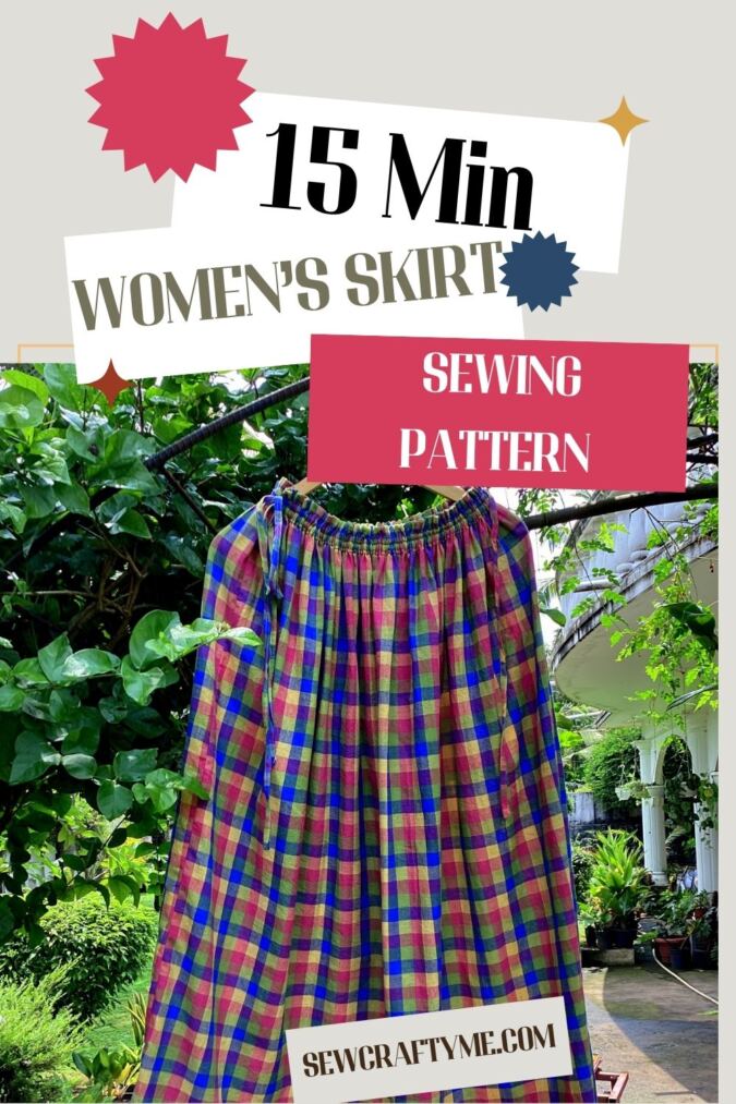 THE EASIEST WOMEN'S SKIRT IN 15 MINUTES (6)