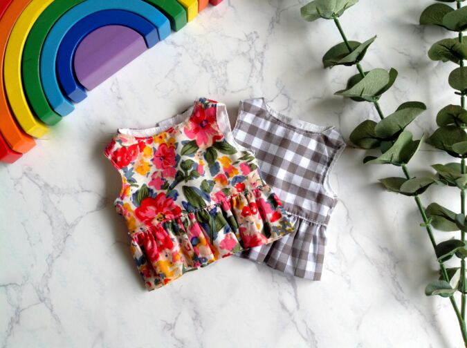 HOW TO SEW A PEPLUM TOP FOR AMERICAN DOLLS