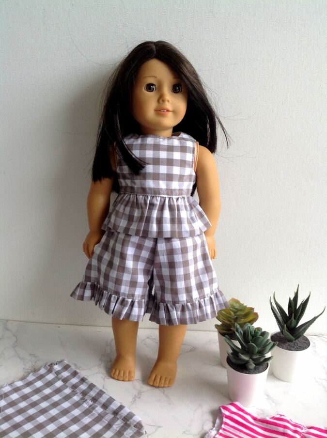 HOW TO SEW A PEPLUM TOP FOR AMERICAN DOLLS