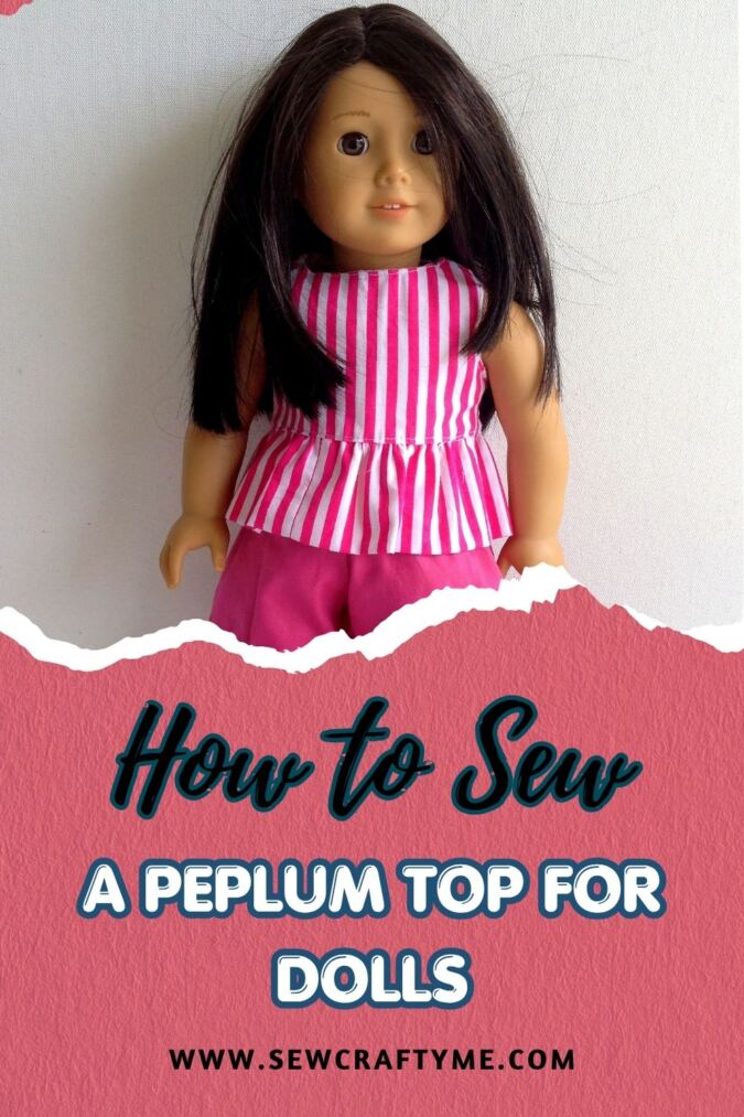 HOW TO SEW PEPLUM TOP FOR DOLLS
