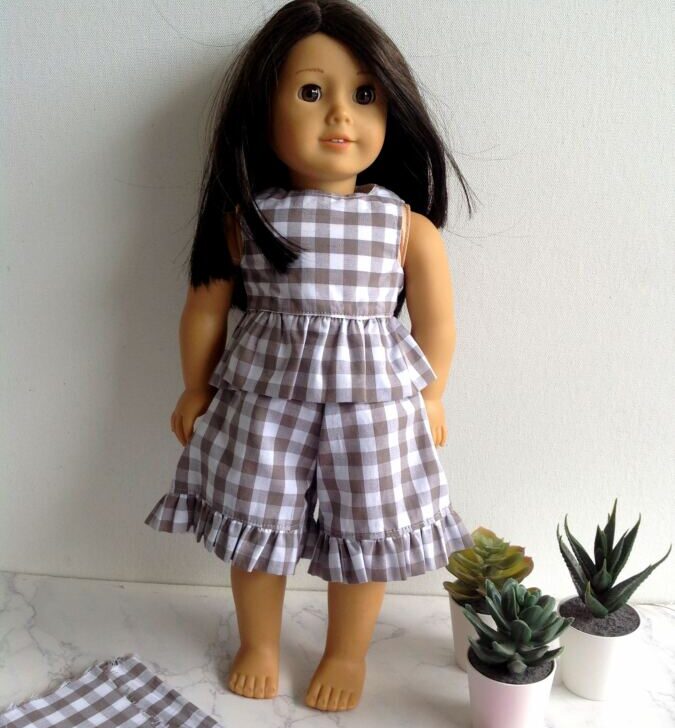 how to sew ruffle shorts for dolls