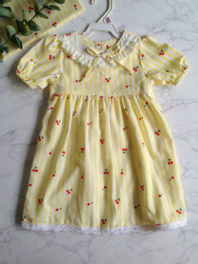 Vintage Dress Sewing Pattern for Girls &ndash; The Violet Dress
