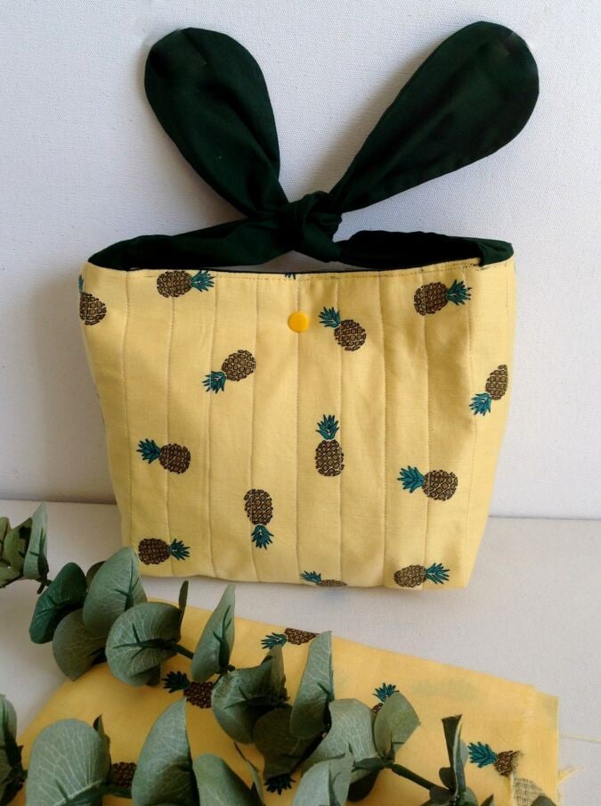 How To Sew a Quilted Knot Bag 