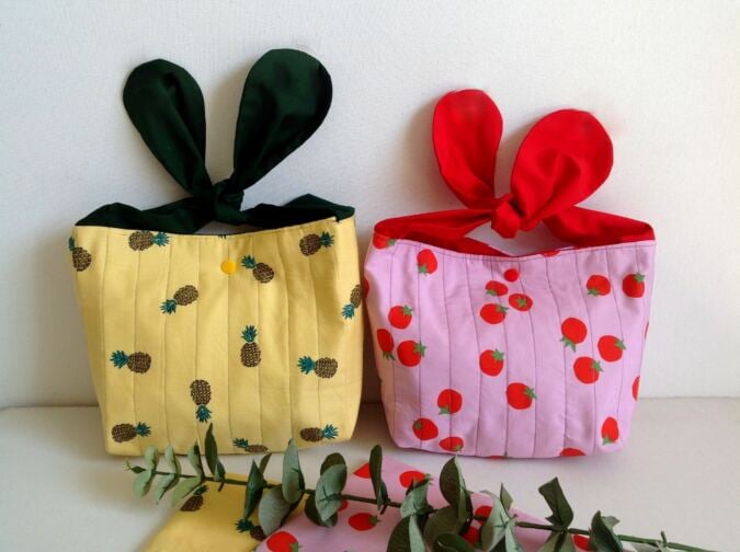 How To Sew a Quilted Knot Bag 